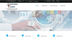 Desktop Screenshot of discapacidadcolombia.com